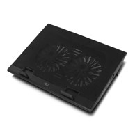 ACT Stalak za laptop AC8105, do 17", rashladni, 4-portni hub, crni